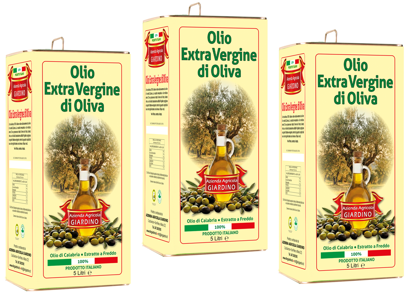 confezione da tre lattine (15 litri) confezione risparmio